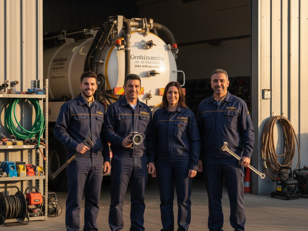 Equipo de Tarraembussos en su base de Tarragona